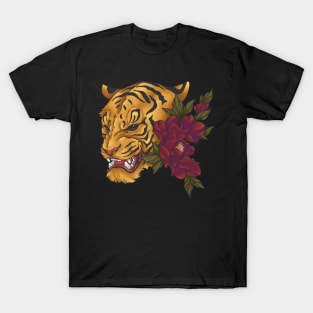 Floral Tiger T-Shirt